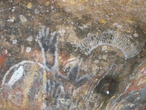 Aboriginal Cave Paintings, <a href=